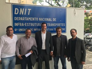 Tito Torres e vereadores de Itabira André Viana, Decão Alain e Neidson